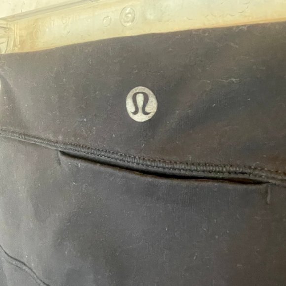 Lululemon Athletica High Rise Two Stripes Leggings Women's Size 6 - Picture 5 of 8